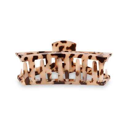 Open Blonde Tortoise Medium Hair Clip