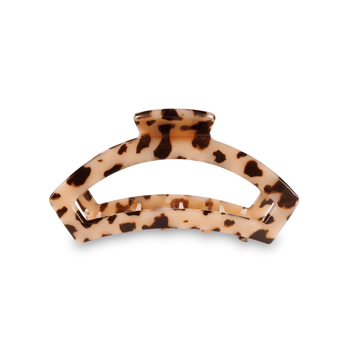 Open Blonde Tortoise Medium Hair Clip