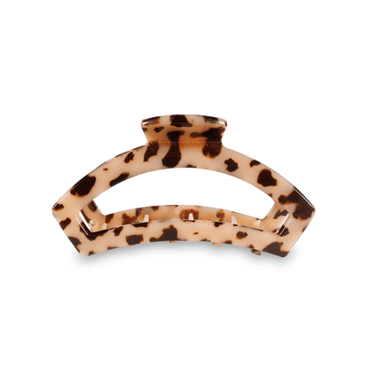 Open Blonde Tortoise Medium Hair Clip