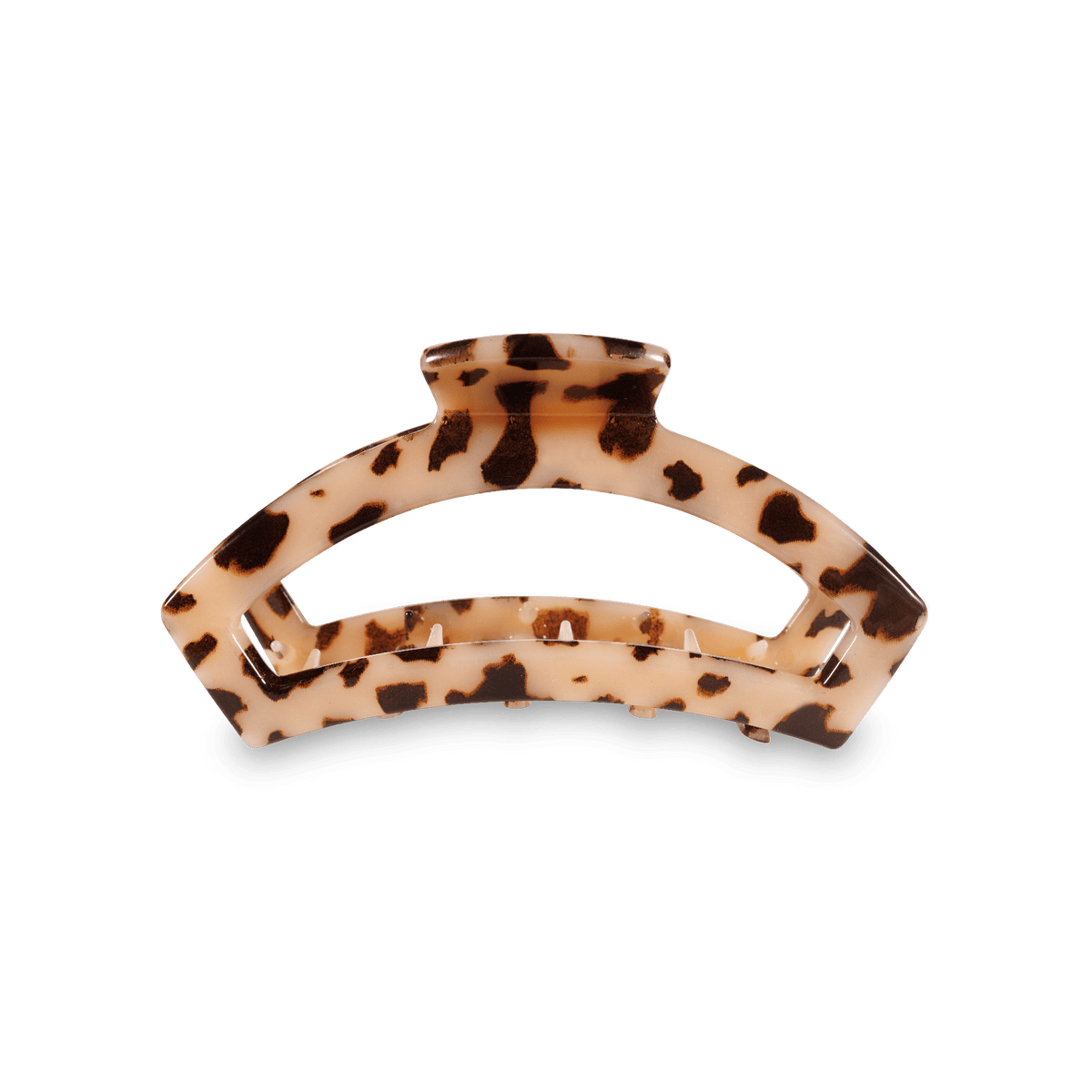 Open Blonde Tortoise Small Hair Clip