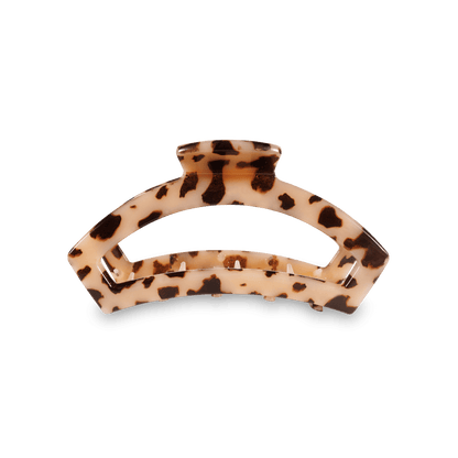 Open Blonde Tortoise Small Hair Clip