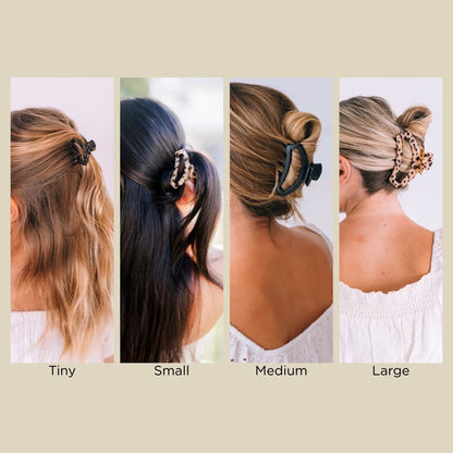Open Tortoise Medium Hair Clip