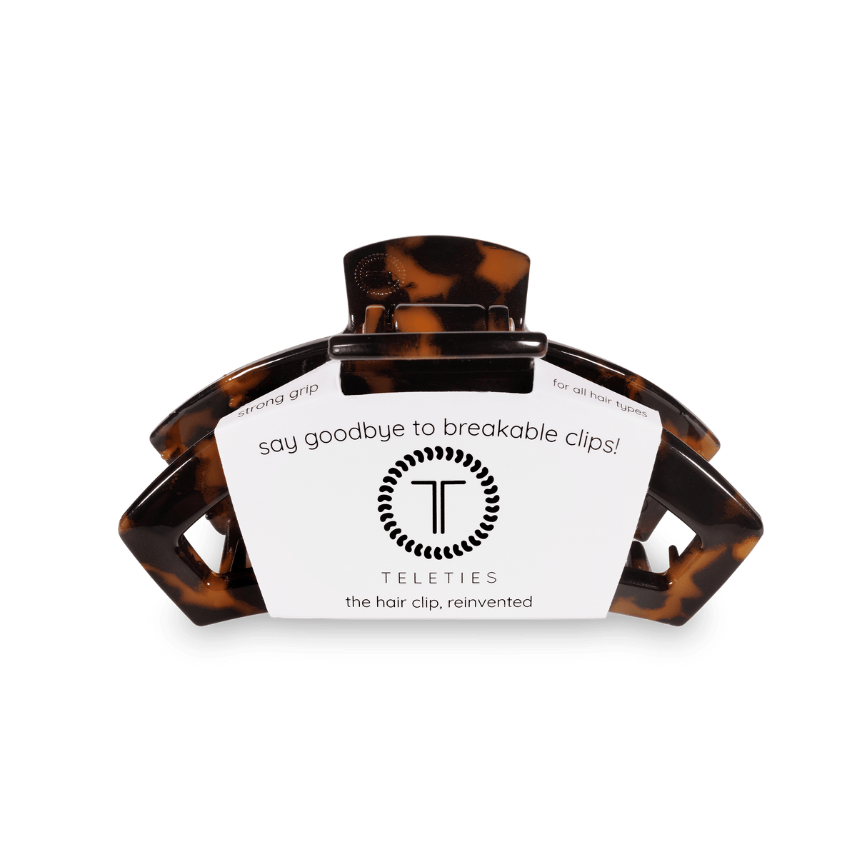Open Tortoise Medium Hair Clip