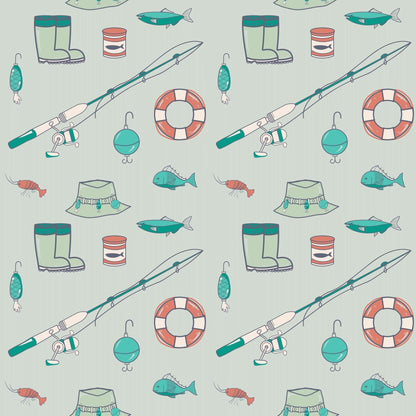 Fishing Poles Polo Romper