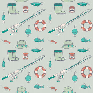 Fishing Poles Polo Romper